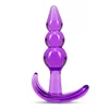SuperLove Triple Bead Anal Plug Purple