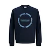 JACK & JONES Majica JJBENSON voda/temno modra