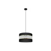 Luster na sajli HELEN 1xE27/15W/230V prečnik 35 cm crna/zlatna