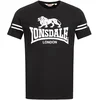Lonsdale  Majice s kratkimi rokavi ALDEBURGH  Črna