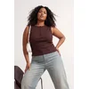 Trendyol Curve Ženska majica TBBSS26CV00017, Braon
