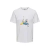 Only & Sons Majica Mass Parisien modra / rumena / bela