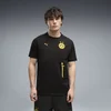 Borussia Dortmund PUMATECH Pocket Tee Men, Clothing, Black/Faster Yellow, XS