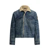 Polo Ralph Lauren Prehodna jakna kremna/mornarska/moder denim/češnjevo rdeča