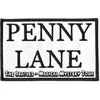 The Beatles Penny Lane White Našitek za šivanje White 96 x 60 mm