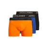 JACK & JONES Boksarice JACTHEODORE modra / oranžna / črna