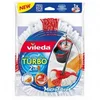 Vileda Refil za Turbo mop 2u1, Mikrovlakna, Crveno-beli