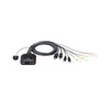Aten CS-22DP 2-portno stikalo USB DisplayPort KVM z daljinskim izbirnikom vrat