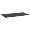Jastuk za vrtnu klupu crni 120x50x4 cm od tkanine Oxford
