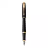 PARKER Nalivpero UrbanMuted Black Gold GT 1931593 (Crno/Zlatno) Crna/Zlatna, Tanki vrh (Fine), Plavo mastilo, 1 kom