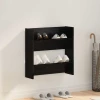 Ormar za cipele Crni hrast 60 x 18 x 60 cm Konstruirano drvo