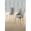 Hanah Home Set stolica Newa, 46x94x46 cm, 2 komada, Zlatno-sive boje