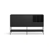 Črna komoda 166x98x45 cm Platt – Teulat