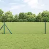 Stup za ogradu Zelena 10 x 0,4 m (mreža 40 x 40 mm) Čelik i PVC