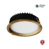 APLED - LED ugradna svetiljka RONDO WOODLINE LED/6W/230V 3000K, prečnik 15 cm, masivni jasen