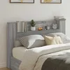 vidaXL Vzglavje Siva Sonoma 160 x 16,5 x 103,5 cm Konstruiran les
