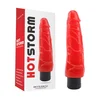 Vibrator Devilish X2, 21.5cm, Crveni