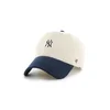 Baseball kapa iz rebrastega žameta 47 brand MLB New York Yankees bež barva, B-TCBRT17EWS-NTA