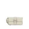 PINKO Ročna torbica Pinko Sacs a main Love One Slouchy Zip Classic V Blanc bela