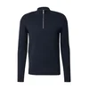 DAN FOX APPAREL Pulover Roman temno modra