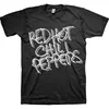Red Hot Chili Peppers Black & White Logo Black L Majica