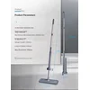 Baijiahaoshi Ravni mop sa kantom, 37cm, 4 krpe