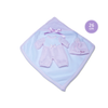 Llorens M26-310 oblačila za punčko NEW BORN, velikost 26 cm