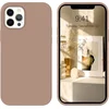 shumee OVITEK + 2x KALJENO STEKLO ZA APPLE IPHONE 12 PRO MAX RJAV SILIKON