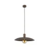 Lestenec na vrvici ASTRA 1xE27/15W/230V pr. 41 cm rjava
