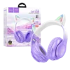 hoco. Slušalice bežične sa mikrofonom, Bluetooth - W42 Cat Ears, Purple Grape