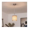 Brilagi - LED luster na sajli NUBILA 1xE27/60W/230V prečnik 14 cm braon
