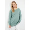 Trendyol Mint Collar Pearled Knitwear Sweater