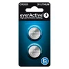 Litijeva baterija everActive CR2025, 3V - blister 2 kosa