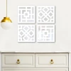 Wallity Set ogledala BYZ623284596, Beli