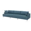 UPPAKRA Modularna sofa s 4,5 sedišta, Axvall tamnosiva-plava