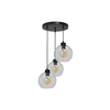 Luster na sajli SOFIA 3xE27/60W/230V proziran