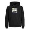 JACK & JONES Majica LOGAN, črna
