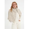 Trendyol Beige Knitted Detailed Knitwear Scarf