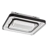 Rabalux Plafonjera sa ventilatorom Aireon, 40W, 48x48cm, 3000-6000K, Crna