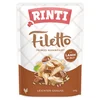 Varčno pakiranje RINTI Filetto Pouch v želeju, 48 x 100 g - Piščanec z jagnjetino