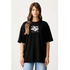 HUGO Blue kratka ženska majica bombažna Oversized Tee_B_15