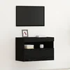 TV zidni ormar Crni hrast 60 x 30 x 40 cm Konstruirano drvo