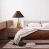 Opviq Stona lampa Luna-15274, 50x50x68 cm, IP20, Braon-zlatne boje