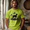Camiseta Majica sa štampanim printom Cam 436, Muška, Limeta