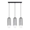 Sollux SL.1334 - Viseći luster na sajli BRINA 3xG9/8W/230V crne boje