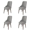 HANAH HOME Set 4 stolice Pare Grey Brown