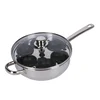 Poached egg pan, stainless steel, with lid, 26 cm - Kitchen Craft