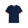 TOMMY HILFIGER Majica temno modra/oranžna