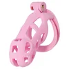 Hidden Desire Extreme Penis Prison Cock Cage Long Pink