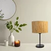 Bambu 07 Abajurlu Masa Lambasi Eskitme Oak